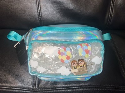 Loungefly Disney Pixar Up Carl & Ellie Adventure  Holographic Fanny Pack NEW