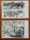 Vintage Manila World War II WW2 Postcards, Military Mail, Not Posted