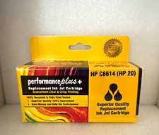 Performance Plus Replacement Inkjet Cartridge Black for HP 20 C6614