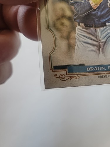 2020 Topps Gypsy Queen Ryan Braun Logo Swap SP #241 Milwaukee Brewers - Foto 5 di 6