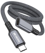 Thunderbolt 4 Extension Cable 3ft, 8K 60Hz/40Gbps/240W USB 4 Extender, Video D