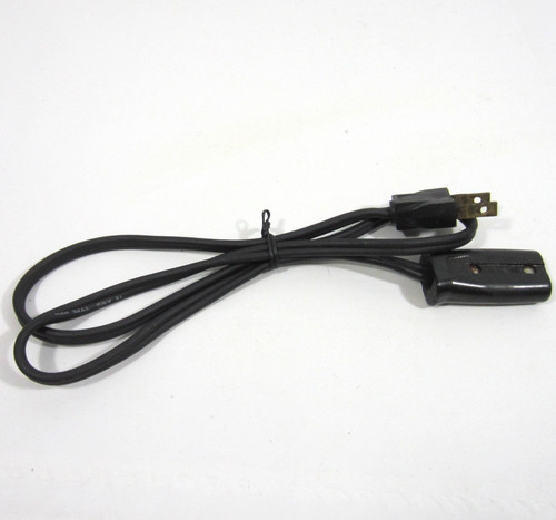 Vintage BELDEN BR-7127 2 Pin Power Cord 5A-250V 10A-125V TESTED 36" Long