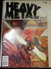 HEAVY METAL 4 JULY 1977 COMIC MAGAZINE NEWSSTAND CORBEN MOEBIUS DRUILLET VF+