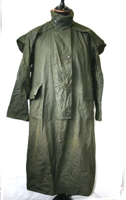Vintage Driza-Bone by Belstaff International grün Wachs Wetter Reitmantel M Revival