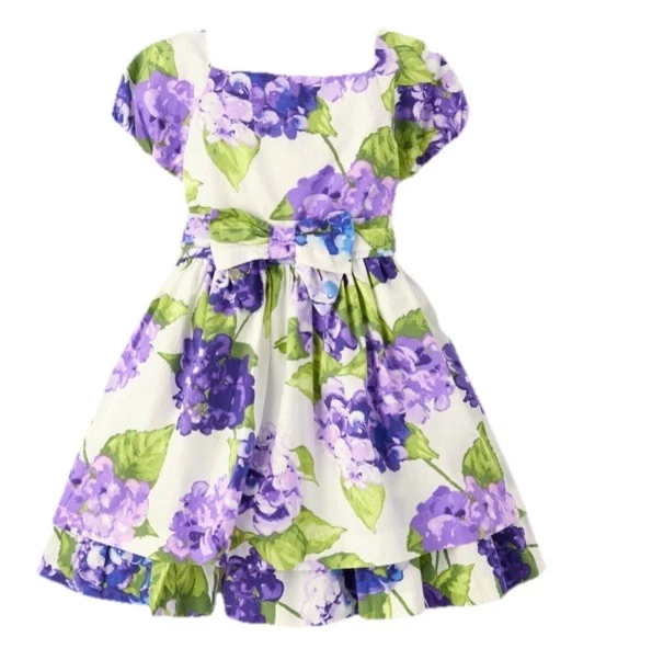 Gymboree Girls Dress 5T 6 7 8 Bow Floral Fit & Flare Dress Lavender Fields NEW
Opens in a new window