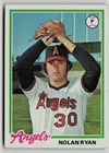 1978 TOPPS NOLAN RYAN #400 CALIFORNIA ANGELS
