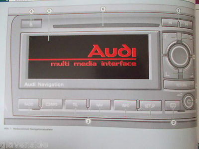 (GERMAN) AUDI SAT NAV NAVIGATION (BNS 5.0) BETRIEBSANLEITUNG - HANDBOOK. (AN 75)