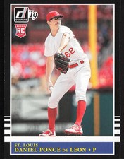 2019 Donruss Daniel Poncedeleon #222 Rookie RC St. Louis Cardinals