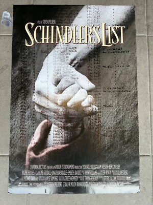 SCHINDLER'S LIST -(1993) ORIGINAL 2-sided rolled One Sheet 27'' x 41'' Poster