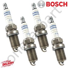 4 Bosch Spark Plugs 242236542 For Honda FR-V HR-V Logo Odyssey 1995 to 2006