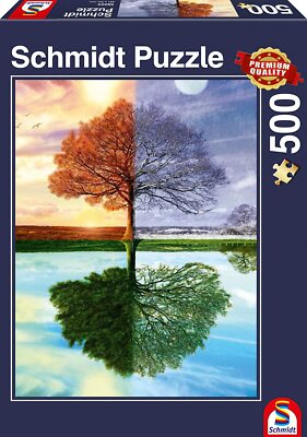 LAURA GEORGE - DER JAHRESZEITEN-BAUM - Schmidt Puzzle 58223 - 500 Teile Pcs.