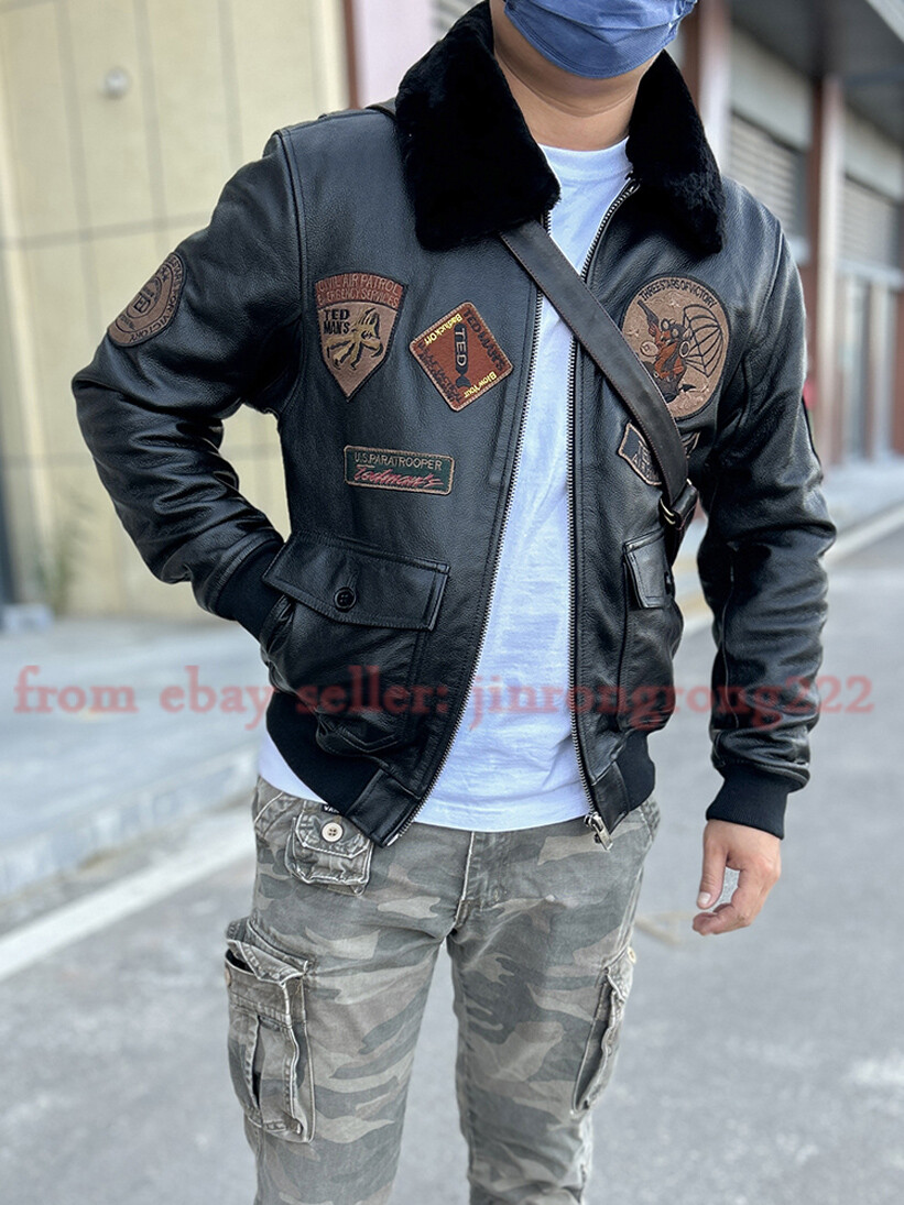 ジャケット・アウター sheller leather like bomber jacket/003 Oversized Leather Bomber Jacket – Zeekstar