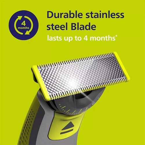 1/4x 360° Blades Norelco QP210/80 OneBlade Replacement Head for QP2520 / QP6520 - Picture 6 of 19