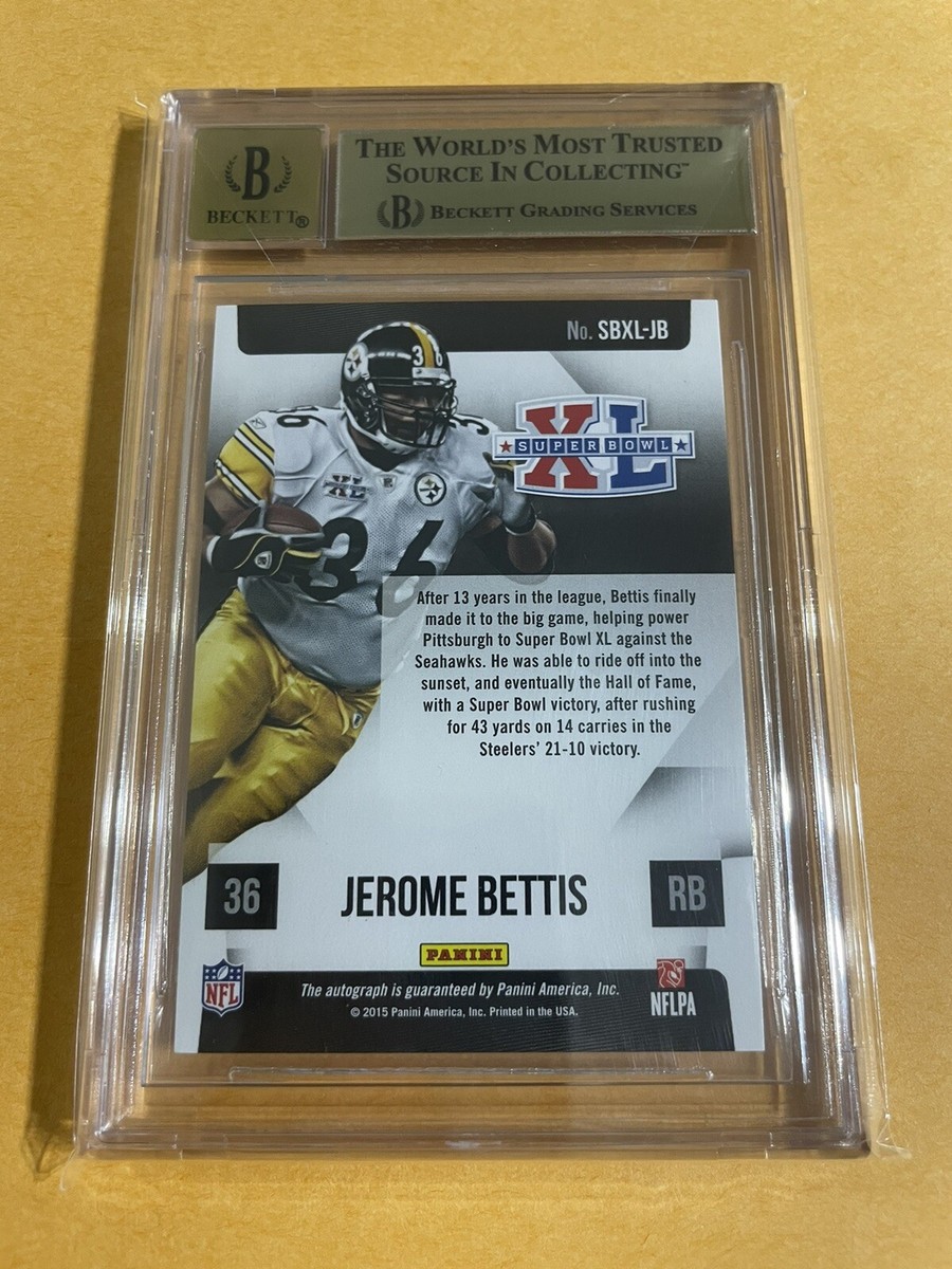 [5シリ]Jerome bettis nfl auto 2000 Fleer Tradition Jerome Bettis Autographics Auto