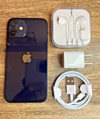 Apple iPhone 12 mini - 128GB - Black (Unlocked) - Good Apple iPhone 12 mini - 128GB - Black (Unlocked) - Good