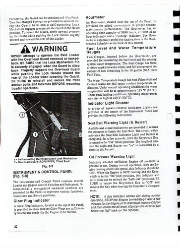 Manual del propietario de la minicargadora Gehl SL 5620 - Imagen 3 de 6