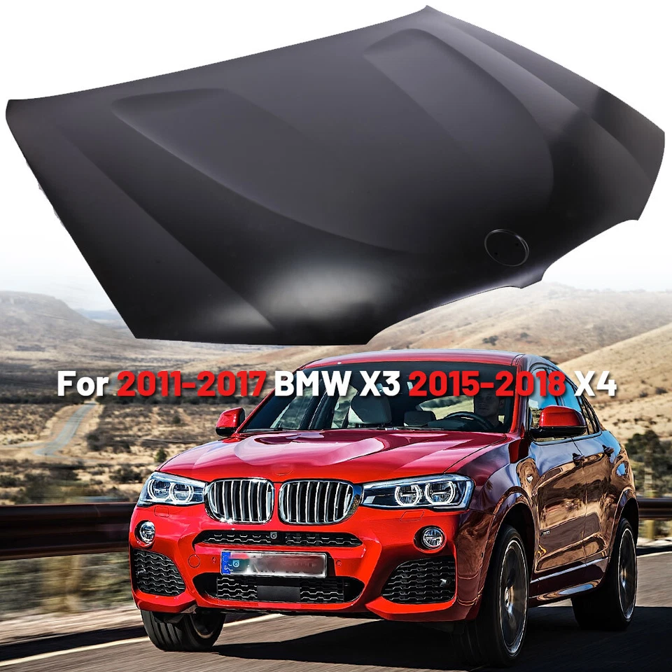 NEW Front Hood Panel Direct Replacement For 2011-2017 BMW X3 2015-2018 BMW X4 — 第 2/4 张图片