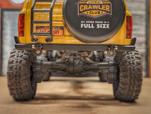FCX18 LC80 Ultra HC Rear Bumper & Removable Hitch McCue RC Full Kit W/ Hardware - Picture 8 of 18