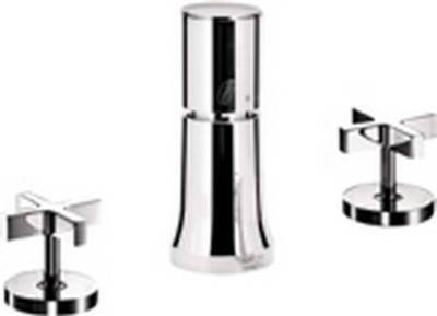 Hansgrohe 39224820 * Axor Citterio Two Handle Vertical Bidet Faucet, Brushed Nic