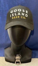 Goose Island Beer Co Snapback Hat Cap and Logo Metal Keychain Bottle Can Opener