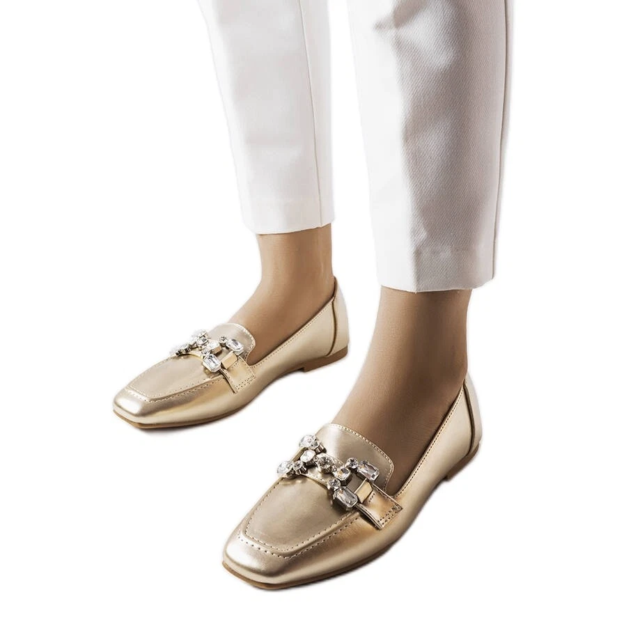 Mocasines dorados new arrivals