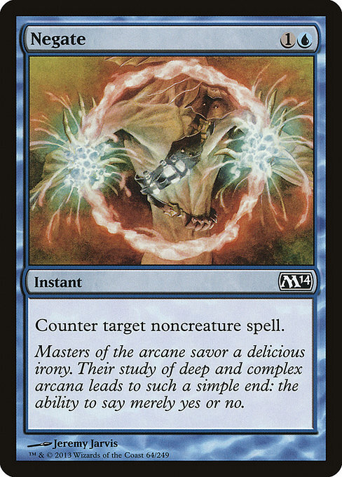 NEGATE x4 mtg NM-M M14 Magic Core 2014 Common