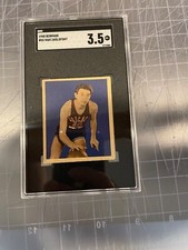1948 BOWMAN #55 MAX ZASLOFSKY CHICAGO STAGS BASKETBALL CARD SGC 3.5 VG+