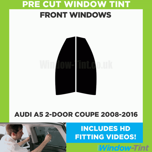 Pre Cut Car Window Tint for Audi A5 2-door Coupe 2008-16 Front Windows Film Film - Picture 2 of 10