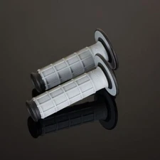 Renthal G152 MX Handlebar Grips - Dual Compound, Full Waffle, Grey / Black