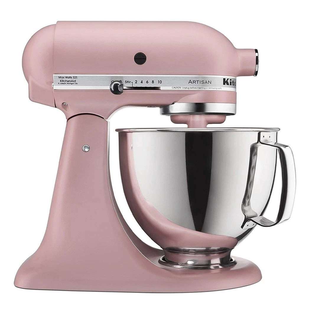 KitchenAid Artisan Series Matte Dried Rose Pink 5-Quart Tilt-Head Stand  Mixer + Reviews