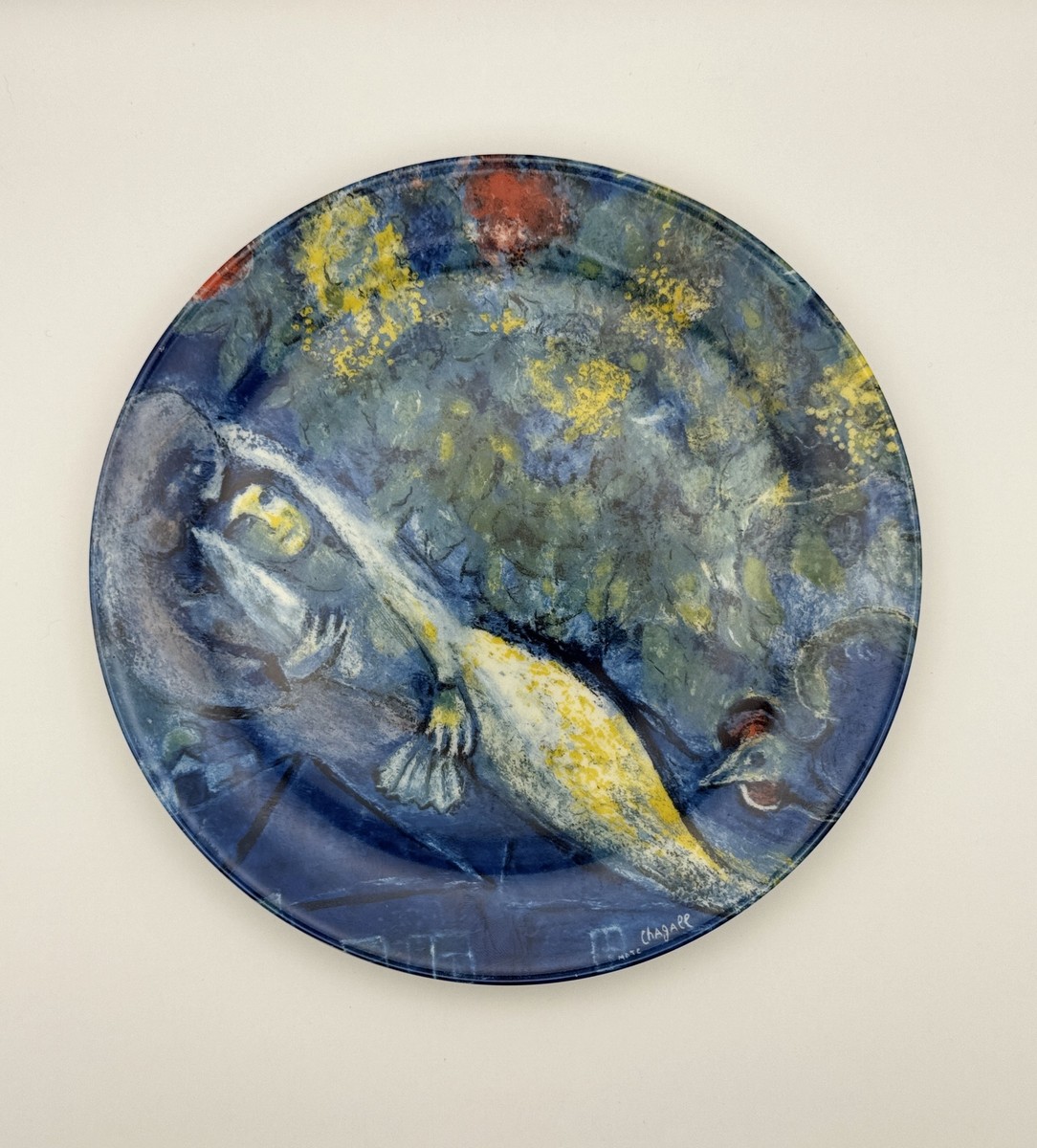 The Marc Chagall Plate by Georg Jensen Limited Edition 1972