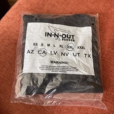 In-N-Out Burger 2XL CA Black T-shirt still In original package