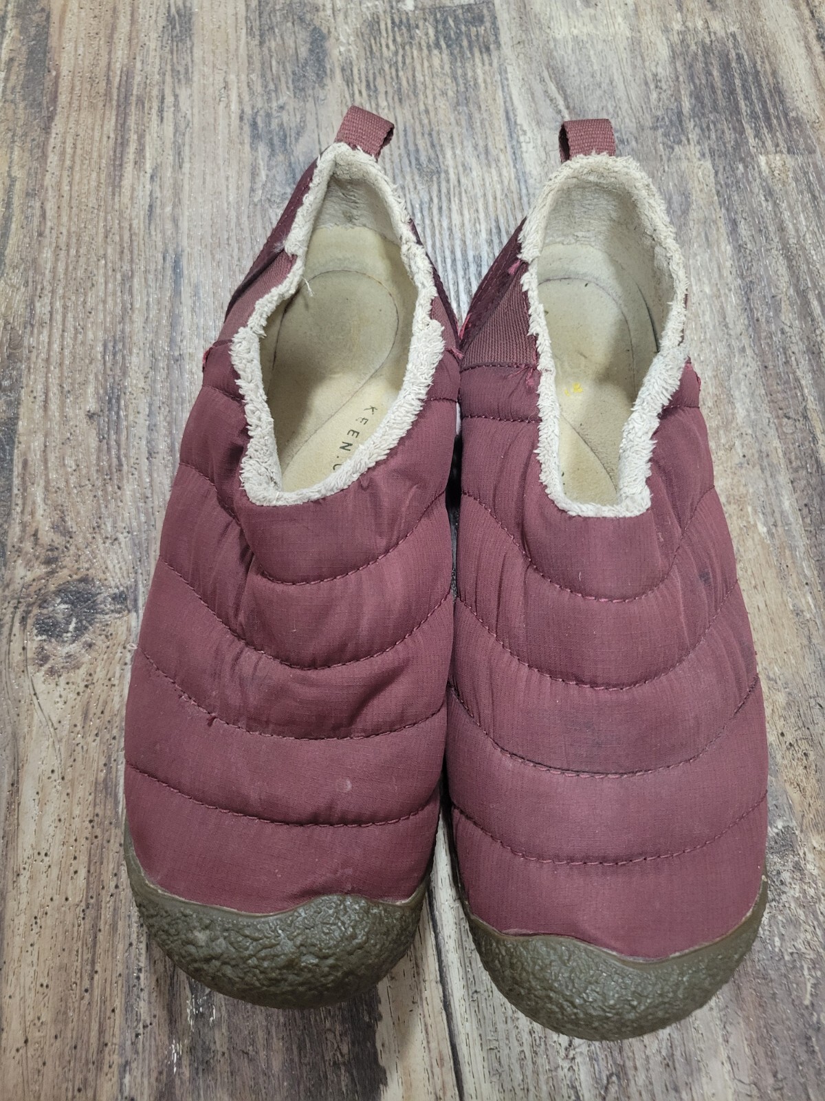 Scarpa mocassino Keen Cush Howser trapuntata foderata donna taglia:9 marrone