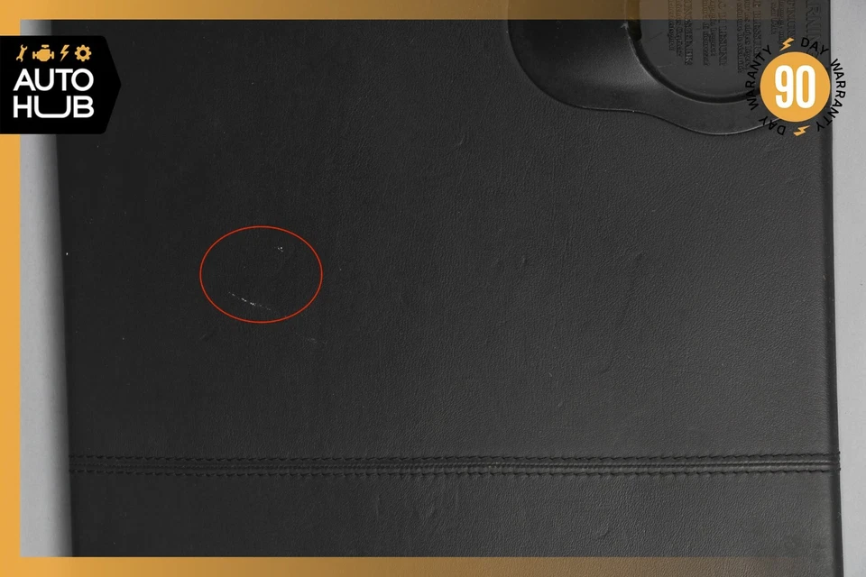 07-12 Mercedes R230 SL600 SL65 Cubierta central trasera Panel de ajuste Negro OEM Foto 3 de 4