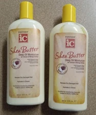 2Pk FANTASIA IC Deep Oil Moisturizer - Shea Butter w/ Cocoa & Mango Butter 12oz