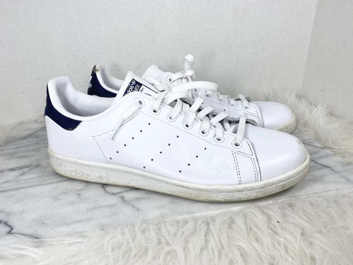 Adidas Womens Stan Smith White/Collegiate Navy/White Fashion