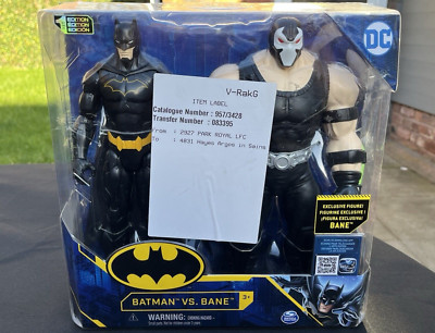 DC BATMAN VS BANE  1ST EDTION 12'' INCH ACTIONFIGUR *BRANDNEU VERSIEGELT* SELTEN!!