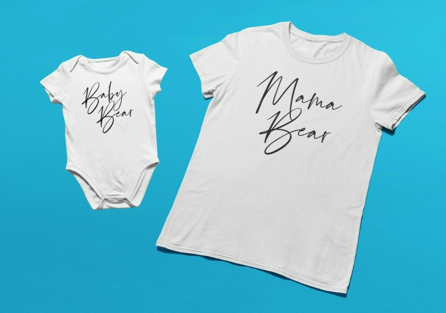 Mamá Oso Bebé Oso Conjunto Familiar a Juego Camisa Bebé Body Cumpleaños Navidad