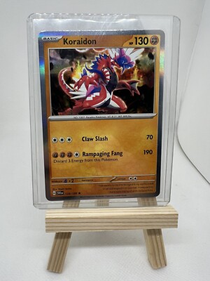 Pokmon TCG Koraidon Scarlet & Violet Base Set 124/198 Holographic Rare - NM/M | eBay Pokmon TCG Koraidon Scarlet & Violet Base Set 124/198 Holographic Rare - NM/M | eBay