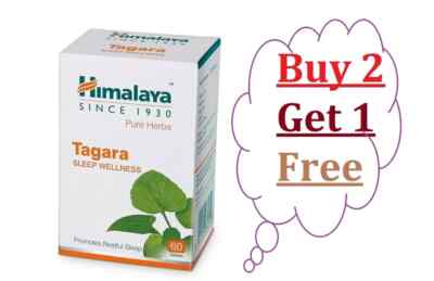 Himalaya Tagara 1 Box (60 Tablets) | Buy 2 Get 1 Free | Sleep Support Free Ship