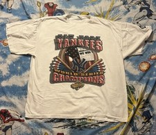 Vintage Starter New York Yankees 1996 World Series Champions Men's XL White EUC