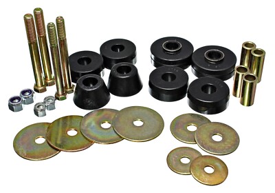 Energy Suspension Body Cab Mount Set Black for Chevrolet C10 3.4137G