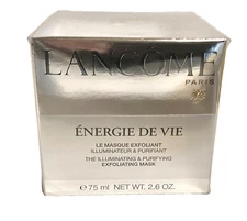 Lancome Energie De Vie The Illuminating & Purifying EXFOLIATING  MASK  2.6oz NIB