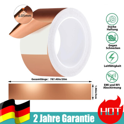 Kupferblechrolle 1000x150x0,2mm • 99,9% Reinkupfer • Weich & Biegsam • Für Dach, Elektronik & Kunst • Leitfähig