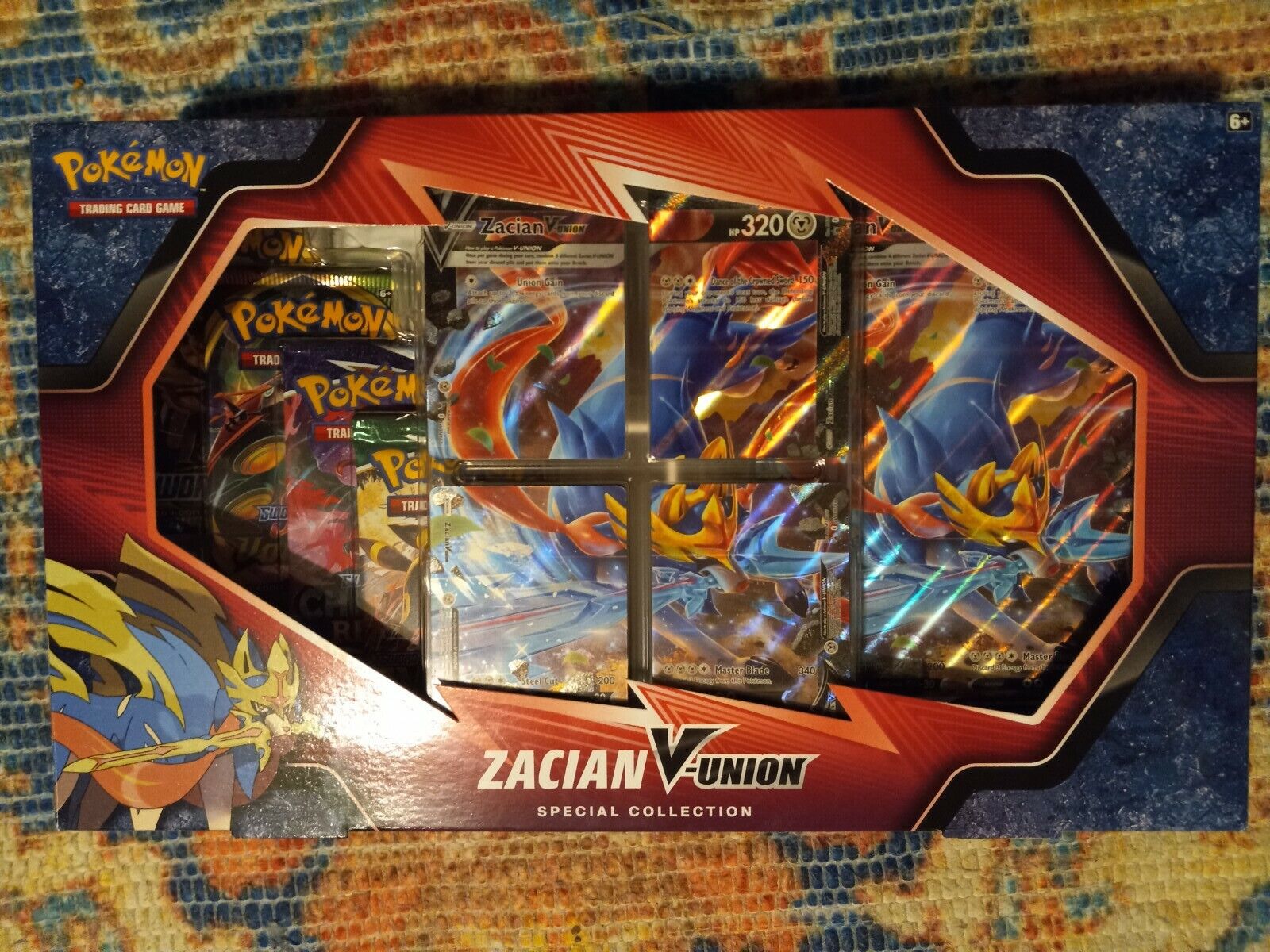 Pokémon TCG Sword & Shield Zacian V-UNION Special Collection Box - US