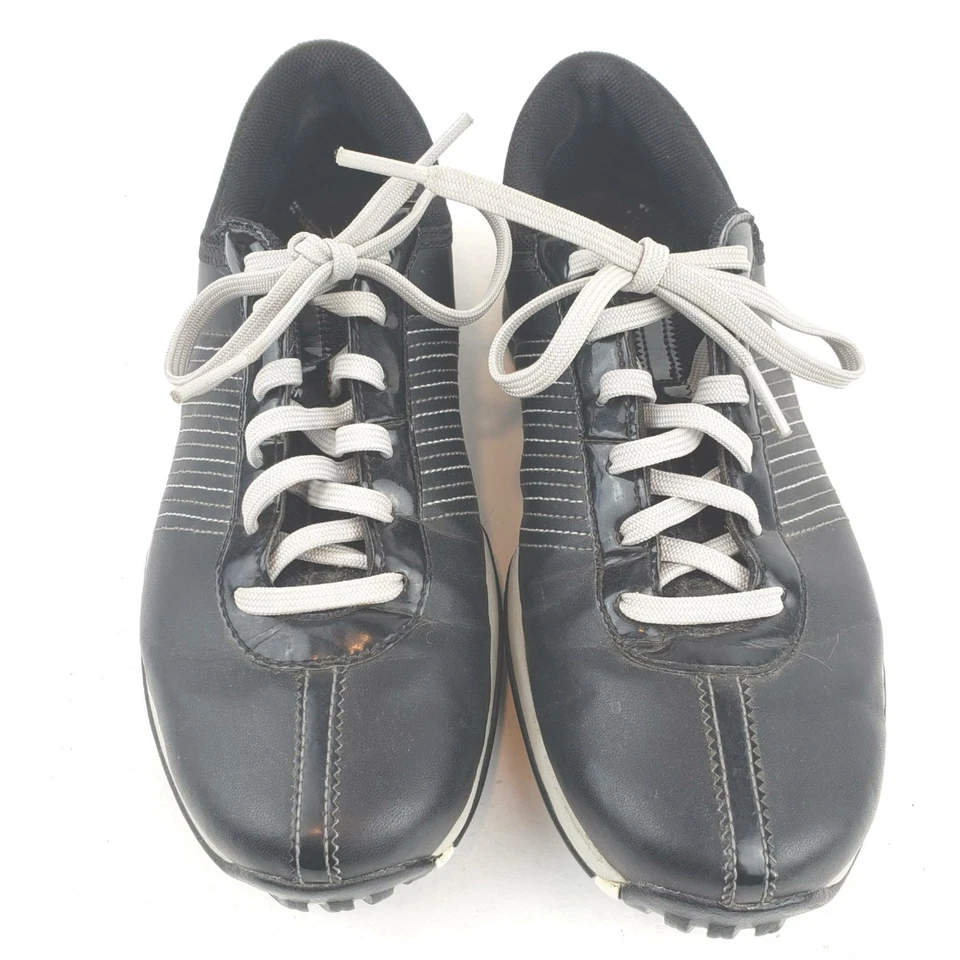 Туфли для гольфа Nike Delights кожа водонепроницаемые черные женские размер 6. - Изображение 3 из 4