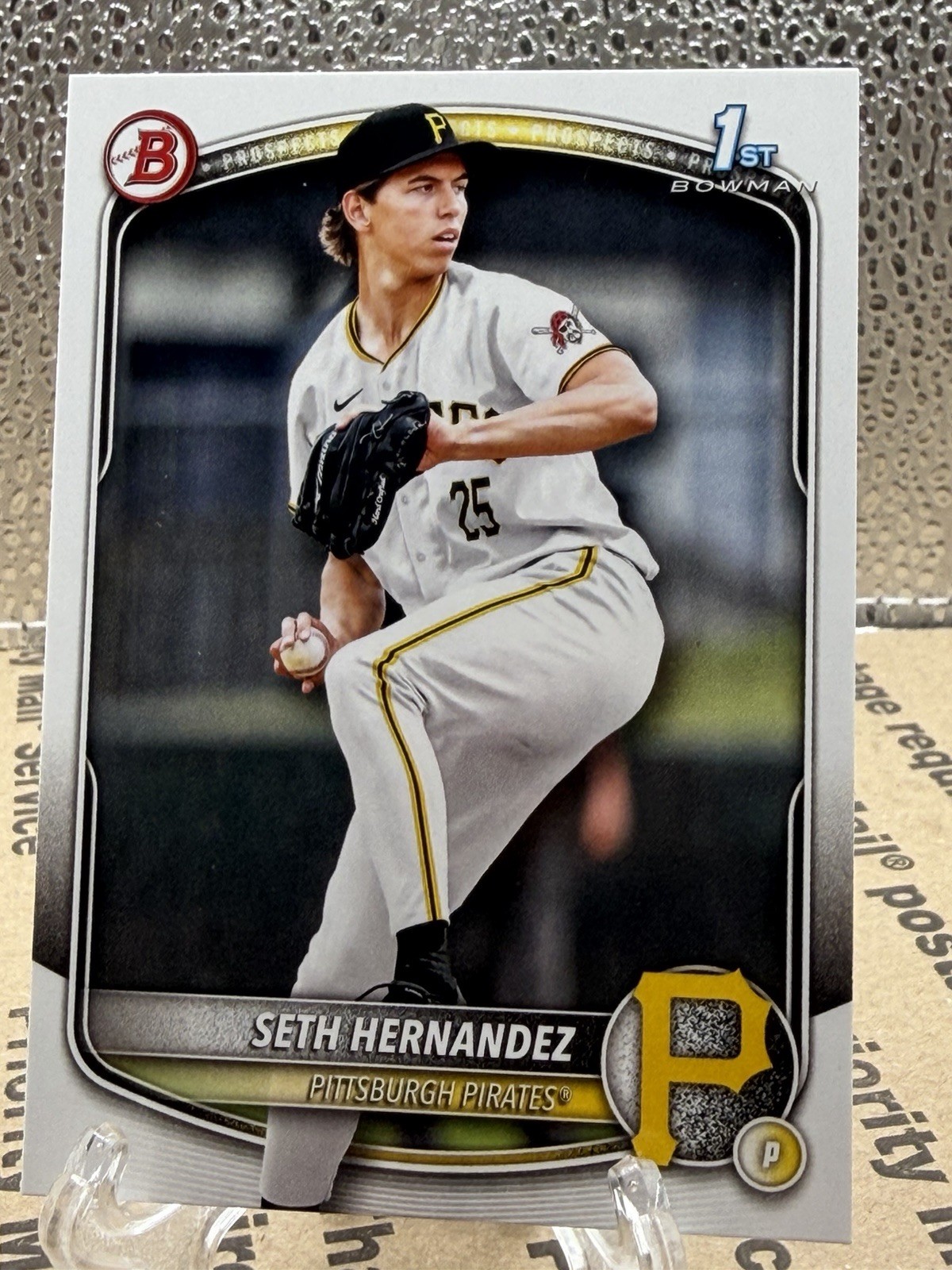 2025 Bowman Draft Paper #BD-25 Seth Hernandez 1st Bowman Pittsburgh Pirates