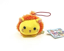 Amuse Puchimaru Lion Plush Mascot Keychain Happy Zoo Doubutsuen Japan NWT Tag