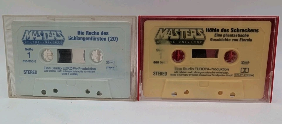 2x Masters of the Universe Hörspiel Kassetten MC Folge 20 & Höhle des Schreckens - Bild 1 von 1