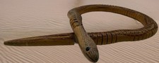 Articulated Wooden Snake Model Wood Toy, 28" SEE DESCRIPTION